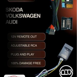 skoda/vw/audi plug and play pre out cable