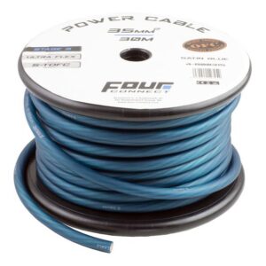 four connect 4 800315 stage3 35mm2 satin blue s tofc power cable