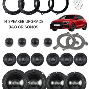 14 SPEAKER AUDI A3/RS3 WITH B&O/SONOS PHD 8"